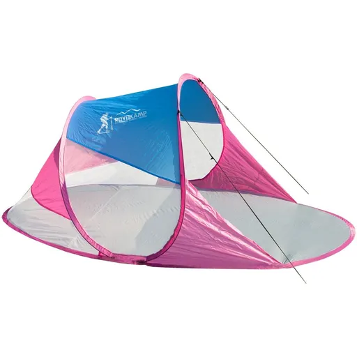 Plážový samorozkladací stan PARAWAN, ružovo-modrý