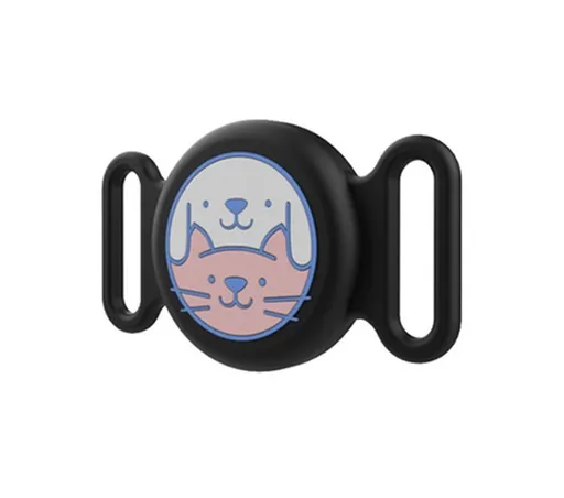 PROTEMIO PET LOCATE Obal pre Apple AirTag na obojok psa / mačky čierny