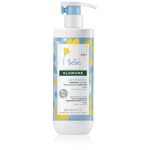 Klorane Bébé Calendula hydratačné telové mlieko pre deti od narodenia 500 ml