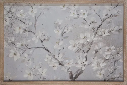 ArtFir Obraz KVETY 628 | béžová 60 x 40 cm