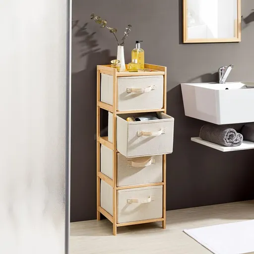 Die moderne Hausfrau Bambusová komoda Harmony, úzká