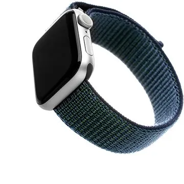 FIXED Nylon Strap pre Apple Watch 38/40/41mm temne modrý (FIXNST-436-DBL)