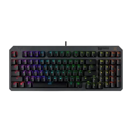 ASUS klávesnica TUF Gaming K3 GEN II, mechanická, CZ/SK, šedá