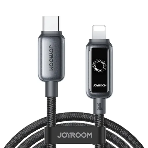 JOYROOM S-A55 StarFlight 30W Kábel USB-C / Lightning 1.2m čierny