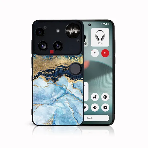 MY ART Ochranný kryt pre Nothing Phone (3) BLUE MARBLE (141)