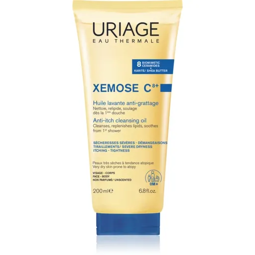Uriage Xemose C8+ Anti-Itch Cleansing Oil upokojujúci čistiaci olej na suchú a ekzematickú pokožku 200 ml