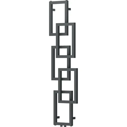 MEXEN - Grid vykurovací rebrík/radiátor dekoratívny 1360 x 390 mm, 349 W, antracit W215-1360-390-00-66