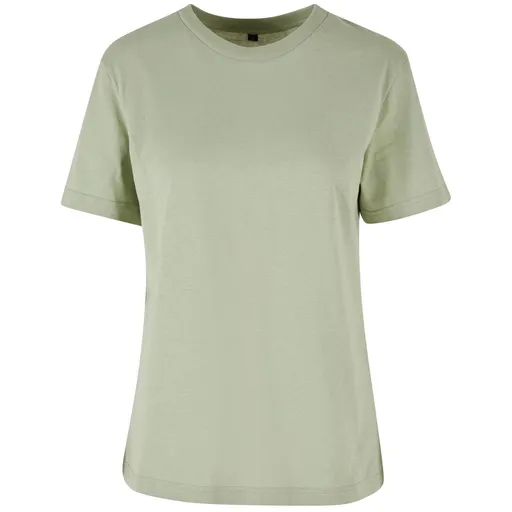 Build Your Brand Dámske oversize tričko - Jemne šalviová | XS