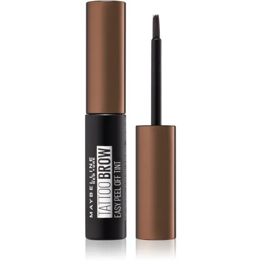 MAYBELLINE NEW YORK Tattoo Brow semipermanentná gélová farba na obočie odtieň Chocolate Brown 4.6 g