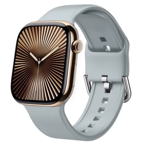 SILICONE Vymeniteľný remienok pre Apple Watch 10 / 11 46mm šedý