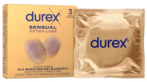Durex Sensual Extra Lube 3 ks