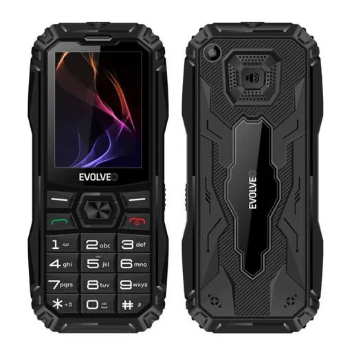 EVOLVEO MaxPhone A1, tlačidlový Dual SIM telefón, čierny