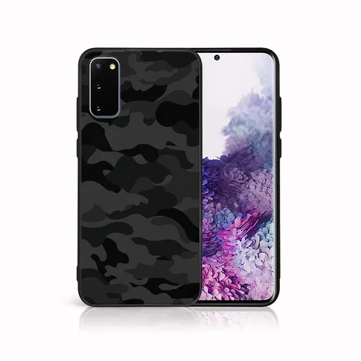 MY ART Ochranný kryt pre Samsung Galaxy S20 Plus BLACK CAMO (234)