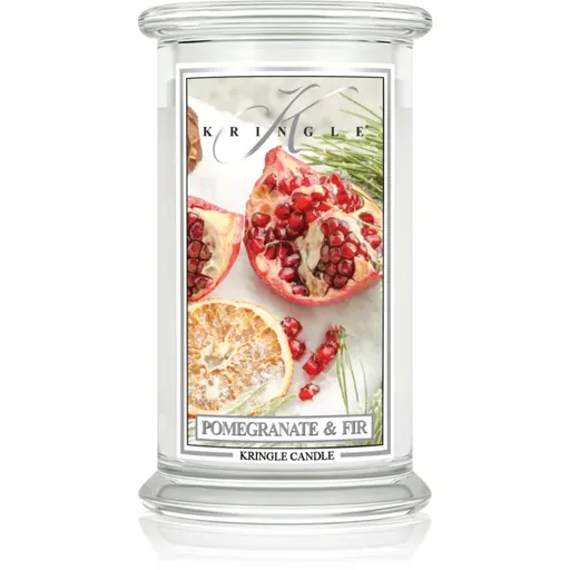 Kringle Candle Pomegranate & Fir vonná sviečka 624 g