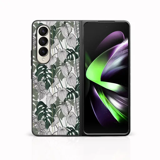 MY ART Ochranný kryt pre Samsung Galaxy Z Fold4 5G LEAF (175)