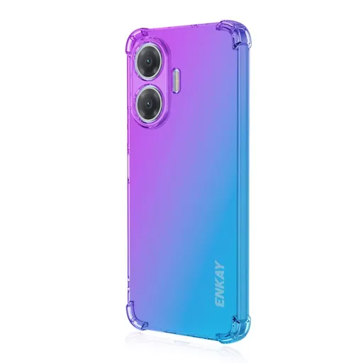 ENKAY GRADIENT Ochranný kryt pre Xiaomi Poco F7 PURPLE BLUE