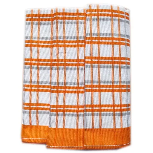 Polášek Károvaná utierka Egypt – 3 ks - č. 5 | Oranžová