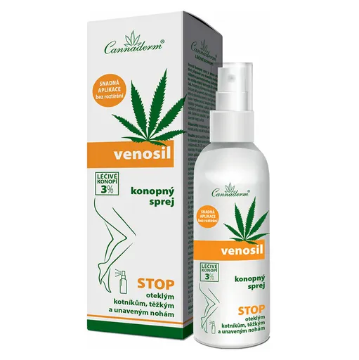 CANNADERM Venosil konopný sprej 150 ml