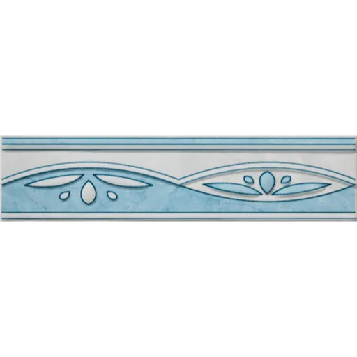 Listela Multi Laura modrá 6x25 cm lesk WLAGF054.1