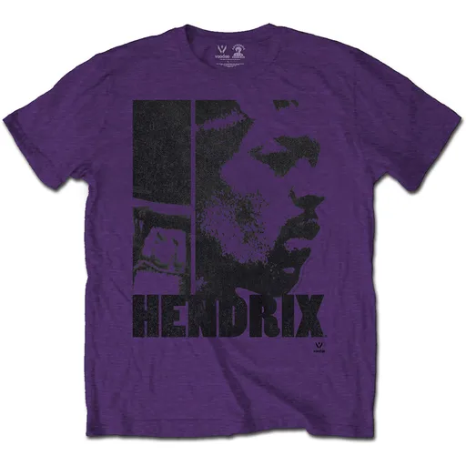 Jimi Hendrix tričko Let Me Die Fialová XL