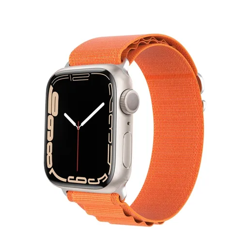 DUX GS Nylonový remienok pre Apple Watch SE / SE 2022 / SE 2023 / SE 2025 (44mm) oranžový