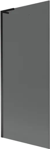 MEXEN/S - Next L vaňová zástena FIX 80 x 150, grafit, čierna 895-080-000-03-40-70