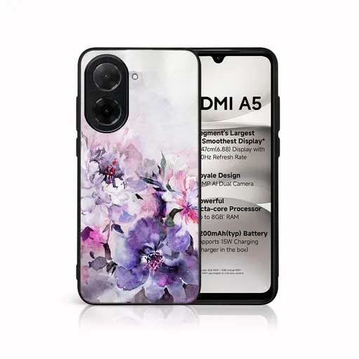 MY ART Ochranný kryt pre Xiaomi Redmi A5 PEONIES (156)