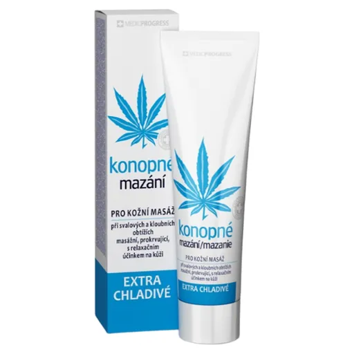 MEDICPROGRESS Konopné mazanie Extra chladivé 100 ml