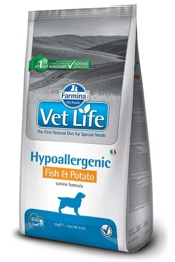 Farmina Vet Life dog hypoallergenic, fish & potato monoproteínové krmivo pre psy 2 kg
