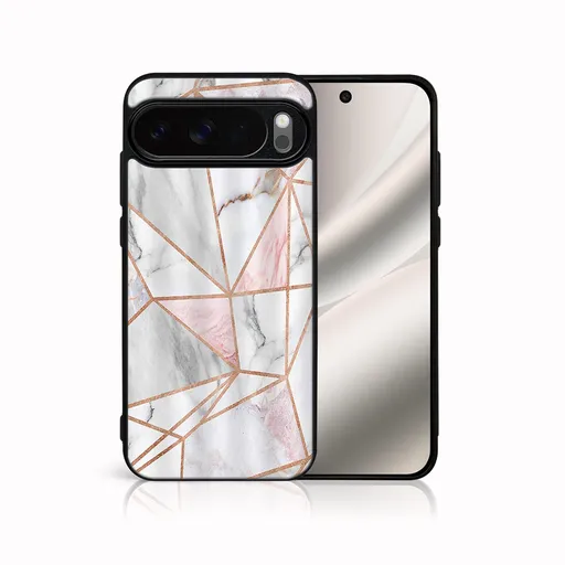 MY ART Ochranný kryt pre Google Pixel 10 / Pixel 10 Pro PINK MARBLE (143)