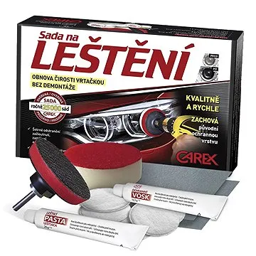 Carex - sada na leštenie svetlometov (90709)