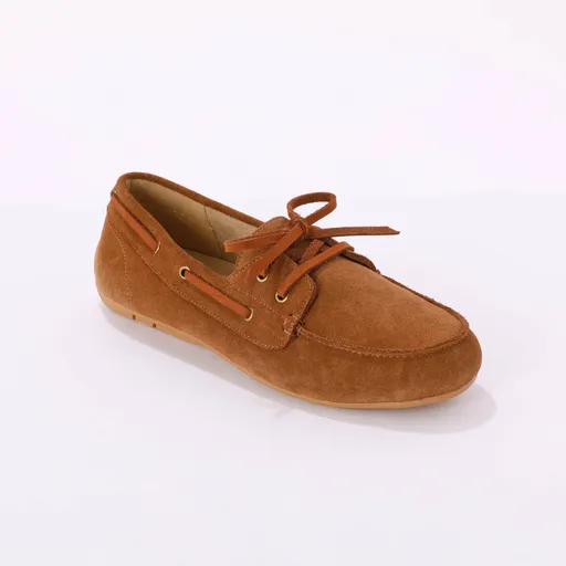 Kožené mokasíny so šnurovaním