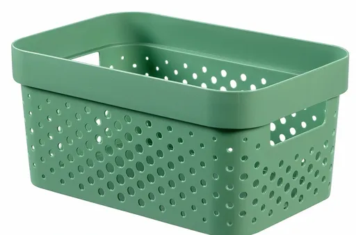 CURVER Úložný box INFINITY DOTS 4,5l recyklovaný plast | zelená