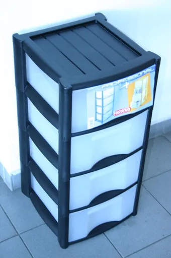 HEIDRUN - Skrinka so 4 zásuvkami 40x38x78cm, rôzne farby