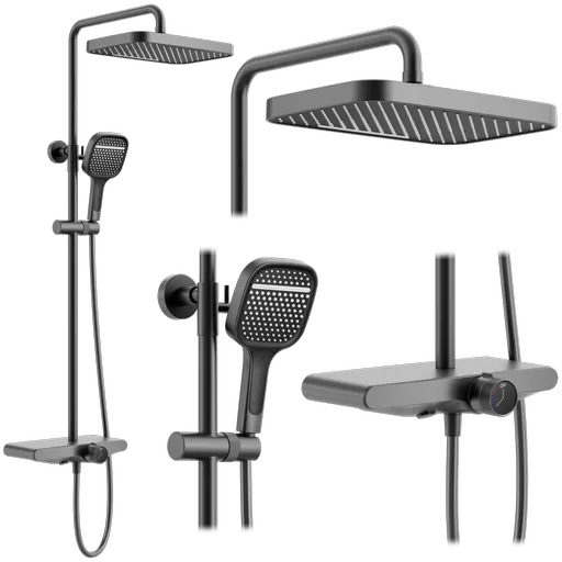 REA REA - Sprchový set Bari Titanium REA-P0890