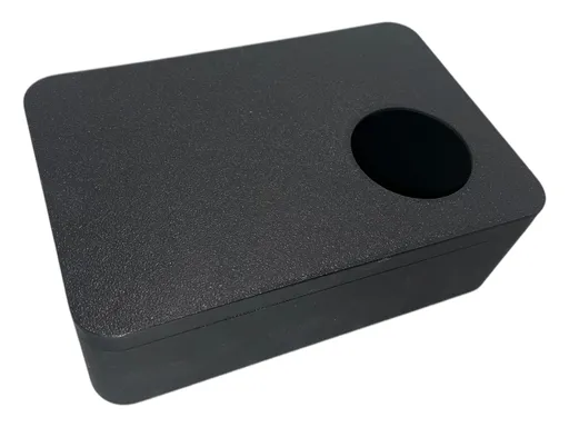 BREADING BOX M čierne kladisko, úkryt pre stredné druhy plazov 180x120x60 mm