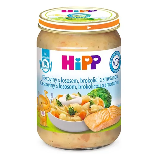 HIPP Cestoviny s brokolicou s lososom a smotanou BIO 250 g