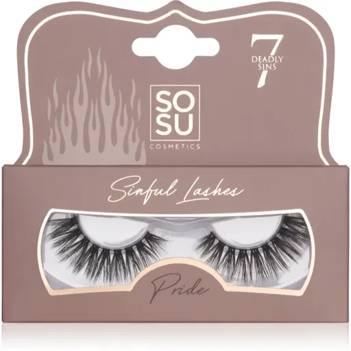 SOSU Cosmetics 7 Deadly Sins Lashes umelé mihalnice Pride 1 ks