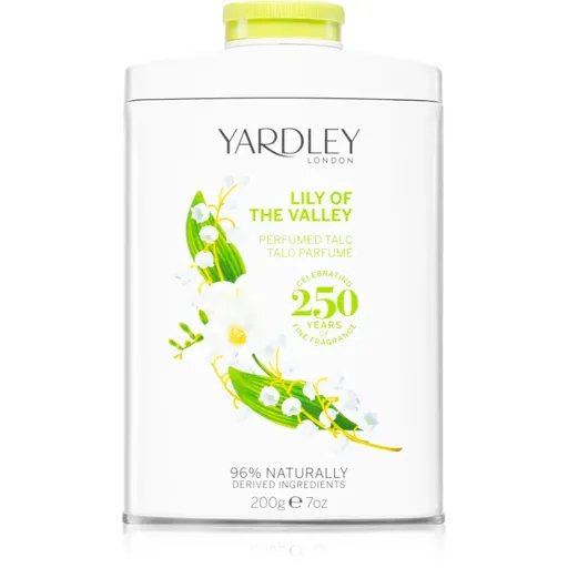 Yardley Lily Of The Valley parfumovaný púder 200 g