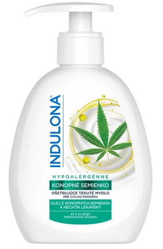 Indulona tekuté mydlo Konopné semienko 250 ml