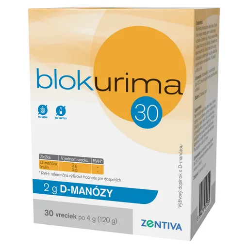 BLOKURIMA 2 g D-manózy 30 vreciek