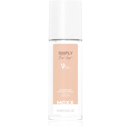 Mexx Simply For Her New deodorant s rozprašovačom pre ženy 75 ml
