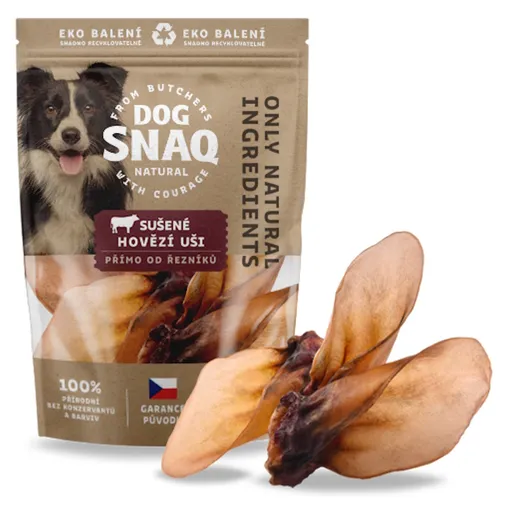DOG SNAQ Hovädzie ucho sušené 3 ks