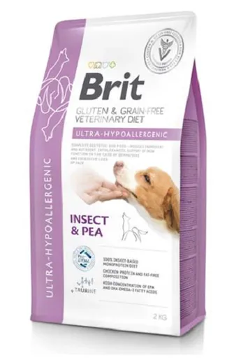 Brit Veterinary Diets GF dog Ultra-hypoallergenic granule pre psy 2 kg