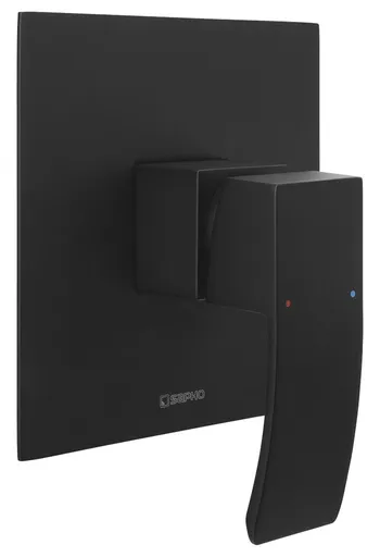 SAPHO - GINKO podomietková sprchová batéria, 1 výstup, čierna matná 1101-41B