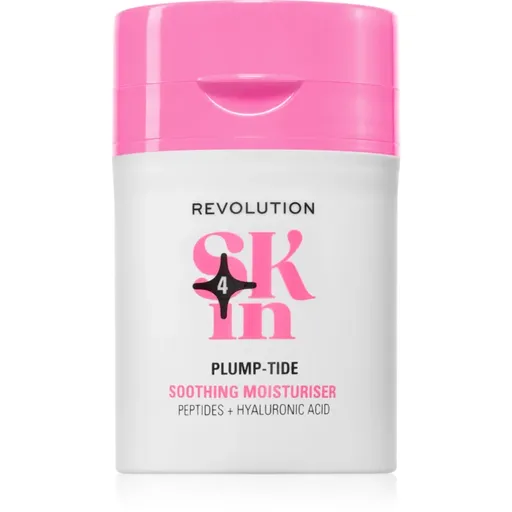 Revolution Skincare Go Gentle Peptide & Hyaluronic Acid Moisturiser krém na tvár s upokojujúcim účinkom 50 ml