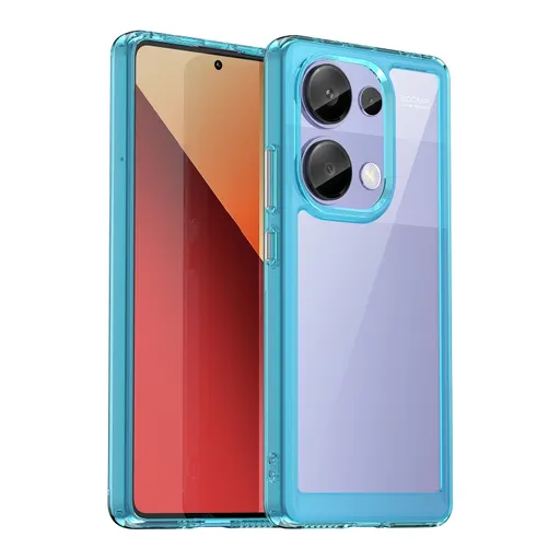 CRYSTAL Ochranný kryt pre Xiaomi Redmi Note 13 Pro tyrkysový