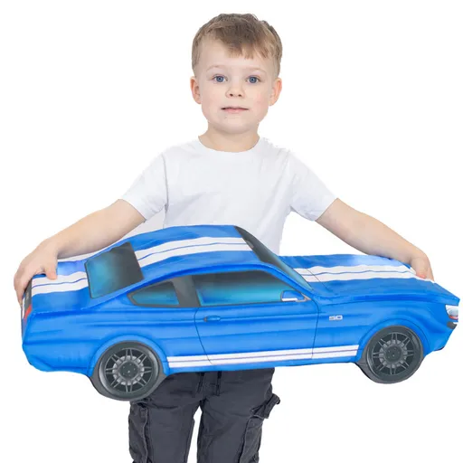 Plyšový Mustang (výber farby) (Farba mustanga: Modrá, Veľkosť mustanga: XXL)