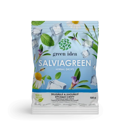 Salviagreen - bylinné cukríky 100 g - Green idea