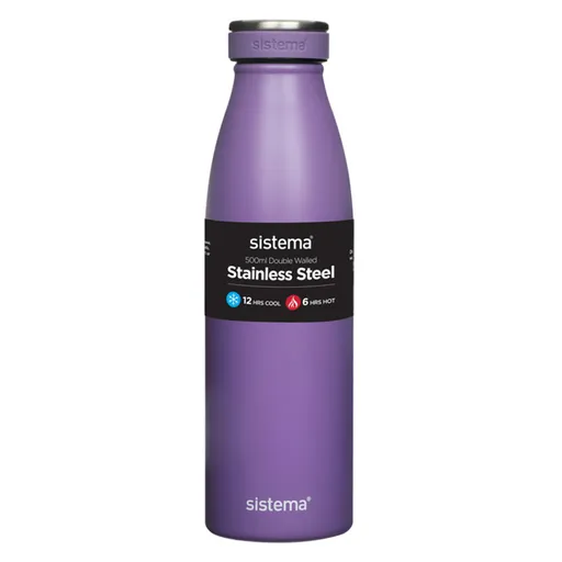 SISTEMA Hydrate Termofľaša Stainless Steel fialová 500 ml